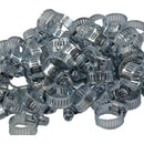 50 Piece Zinc 6-15mm Worm Drive Hose Clamp