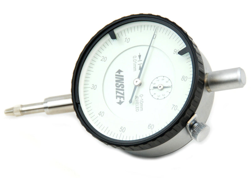 REVERSE READING DIAL INDICATOR | 0 - 10mm x 0.01mm | INSIZE 2801-10