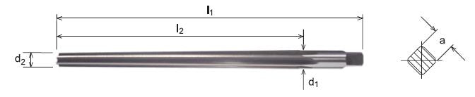Somta Taper Pin Reamer 1/2" HSS Series 7321270