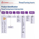 CARMEX PRECISION TOOLS LTD Carmex Internal Right Hand Partial Profile 55° Thread Turning Insert 48-16 TPI / 11 IR A60 BMA
