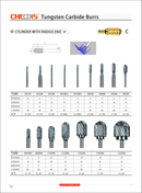 CH Tools SC3MNF 6mm Shank 10mm Metric Carbide Burr