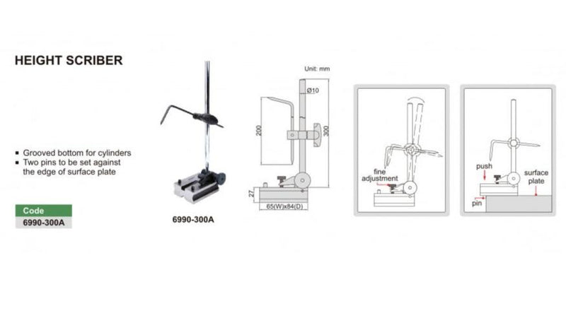 HEIGHT SCRIBER - INSIZE 6990-300A