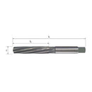 Somta Series 701 – HSS Parallel Hand Reamer 5.00mm (Straight Flute)