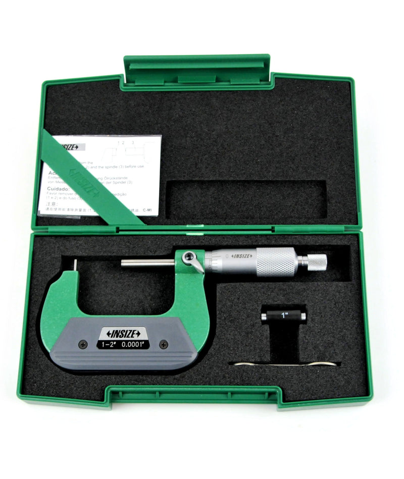 CYLINDRICAL ANVIL TUBE MICROMETER - INSIZE 3261-2 1-2"