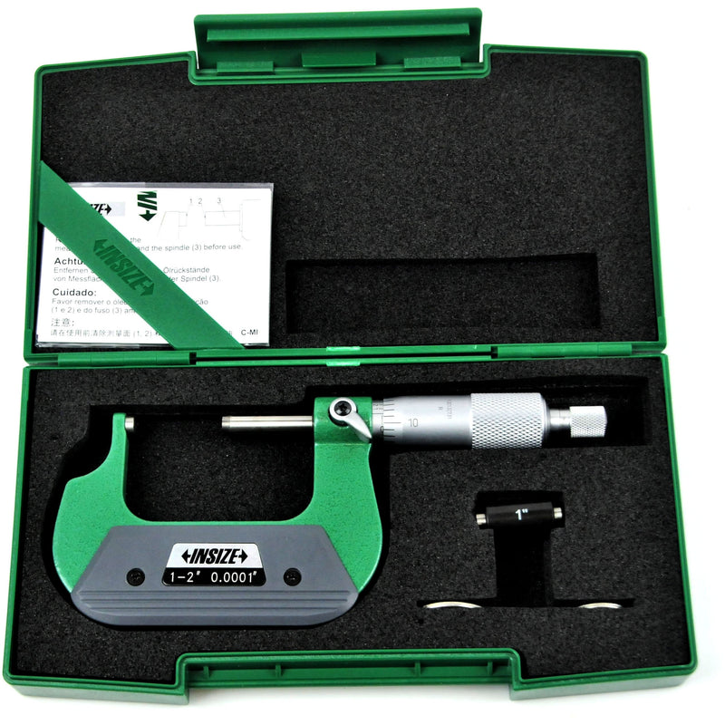 SPHERICAL ANVIL TUBE MICROMETER - INSIZE 3260-2 1-2"