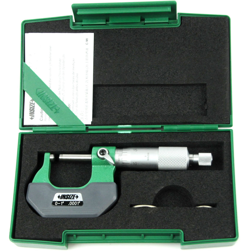 SPHERICAL ANVIL TUBE MICROMETER - INSIZE 3260-1S 0-1"