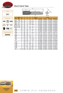 SOMTA – Series 541 HSS UNC Tap No.10 Bottom – Short Hand Tap