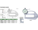 INSIZE 0-30mm x 0.01mm | Thickness Gauge 2366-30B