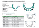 INSIZE 0-50MM OUTSIDE MICROMETER - 3206-50A