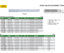 INSIZE 300MM/12" STEEL RULE - 7110-3001
