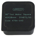 INSIZE 90 DEGREE TOOLMAKERS SQUARE - INSIZE 4794-040 40X28mm
