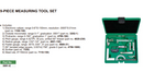 INSIZE 9PC MEASURING TOOL KIT - 5091-E
