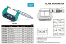 INSIZE BLADE MICROMETER | 0 - 1" x 0.0001" | INSIZE 3232-1