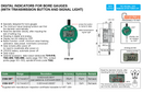 INSIZE BORE GAUGE DIGITAL INDICATOR - INSIZE 2108-101F 12.7mm / 0.5"