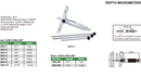 INSIZE DEPTH MICROMETER 0-2" - 3241-2