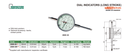 INSIZE DIAL INDICATOR - Insize 2889-30 30mm (Long Stroke)