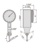 INSIZE DIAL TEST INDICATOR | 0.03" x 0.001" | INSIZE 2381-31