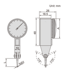 INSIZE DIAL TEST INDICATOR | 0.2mm x 0.002mm | INSIZE 2381-02