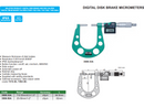 INSIZE DIG DISC BRAKE MIC 25-50MM - 3588-50A