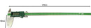INSIZE DIGITAL CALIPER - INSIZE 1136-501 0-500mm / 0-20"