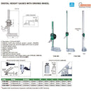 INSIZE DIGITAL HEIGHT GAUGE - INSIZE 1156-300 0-300mm / 0-12"