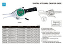 INSIZE DIGITAL INTERNAL CALIPER GAUGE - INSIZE 2151-55 35-55mm / 1.4-2.2"