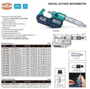 INSIZE DIGITAL OUTSIDE MICROMETER - INSIZE 3101-25FA 0-25mm / 0-1"