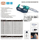 INSIZE DIGITAL OUTSIDE MICROMETER - INSIZE 3108-100A 75-100mm / 3"-4"