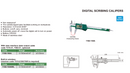 INSIZE DIGITAL SCRIBING CALIPER - INSIZE 1166-150A 0-150mm / 0-6"