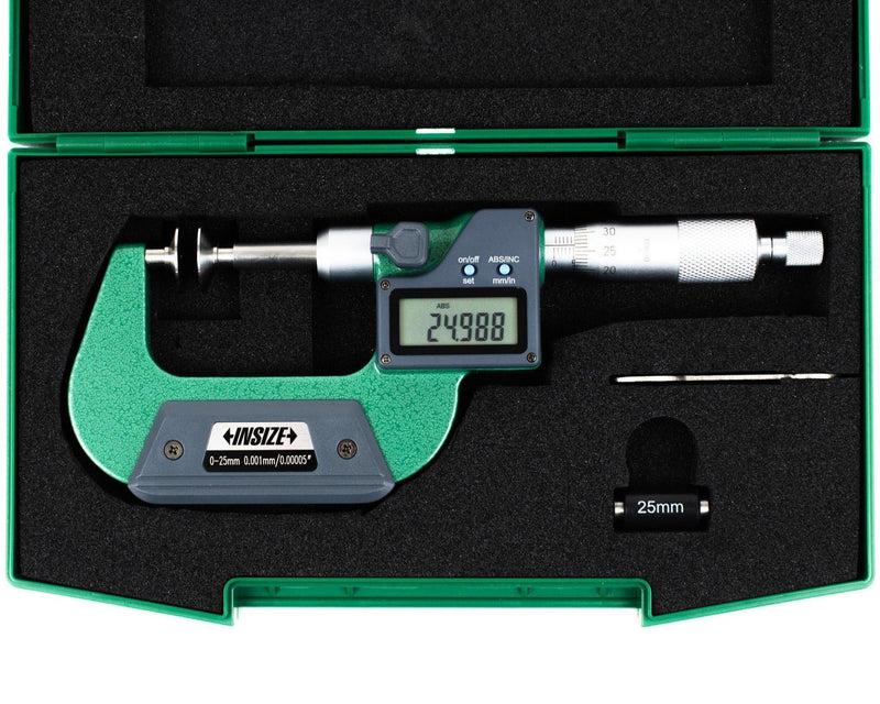 Mircrometer Spindle DIGITAL SPINDLE DISC MICROMETER 0-25MM - 3594-25A