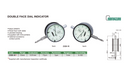 INSIZE DOUBLE FACE DIAL INDICATOR | 10mm x 0.1mm | INSIZE 2328-10