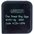 INSIZE FINE THREAD RING NOGO GAUGE M10X1.0 - 4129-10PN