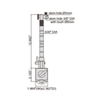 INSIZE FLEXIBLE ARM MAGNETIC STAND - INSIZE 6207-80A 80 Kg