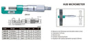 INSIZE HUB MICROMETER - INSIZE 3292-1 0-1"