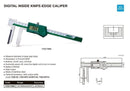 DIGITAL KNIFE EDGE CALIPER - INSIZE 1123-150A 15-150mm / 0.6-6"
