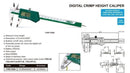 DIGITAL CRIMP HEIGHT CALIPER - INSIZE 1165-150A 0-150mm / 0-6"
