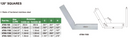 INSIZE Insize 120° Square Range 75x75mm Series 4706-175