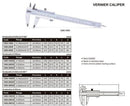 VERNIER CALIPER - INSIZE 1205-300S 0-300mm / 0-12"