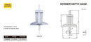0-30MM VERNIER DEPTH GAUGE - INSIZE 1244-30