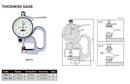 THICKNESS GAUGE | 0 - 10mm x 0.01mm | INSIZE 2364-10