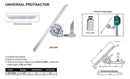 UNIVERSAL PROTRACTOR | 0 - 360 Degree | INSIZE 2372-360