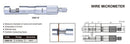 WIRE MICROMETER - INSIZE 3285-4 0-0.4"