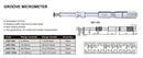 GROOVE MICROMETER - INSIZE 3287-50A 25-50mm