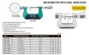 INDICATING MICROMETER - INSIZE 3331-25A 0-25mm