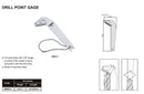 DRILL POINT GAUGE | INSIZE 4843-1