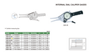 INSIZE INTERNAL DIAL CALIPER GAUGE - INSIZE 2321-55 35-55mm