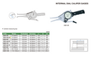 INSIZE INTERNAL DIAL CALIPER GAUGE - INSIZE 2321-AL35 15-35mm