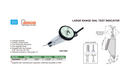 INSIZE LARGE RANGE DIAL TEST INDICATOR | 0 - 0.06" x 0.0005" | INSIZE 2386-006A