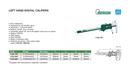 INSIZE LEFT HAND DIGITAL CALIPER - INSIZE 1130-150 0-150mm / 0-6"