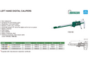 INSIZE LEFT HAND DIGITAL CALIPER - INSIZE 1130-200 0-200mm / 0-8"